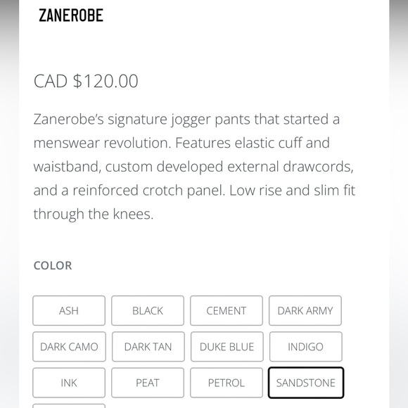Zanerobe Joggers - Picture 4 of 7